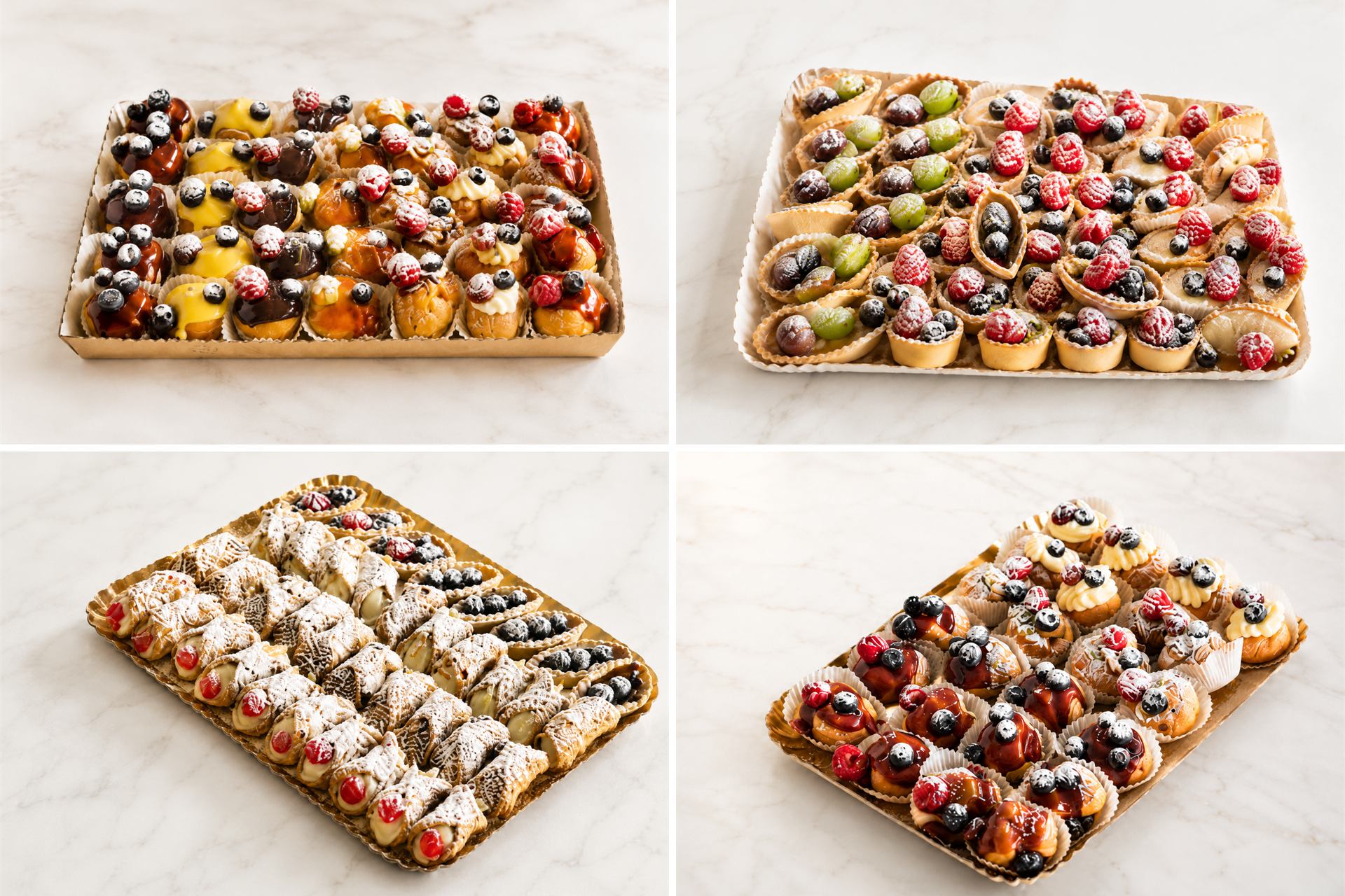 Italian platters and desserts for adults